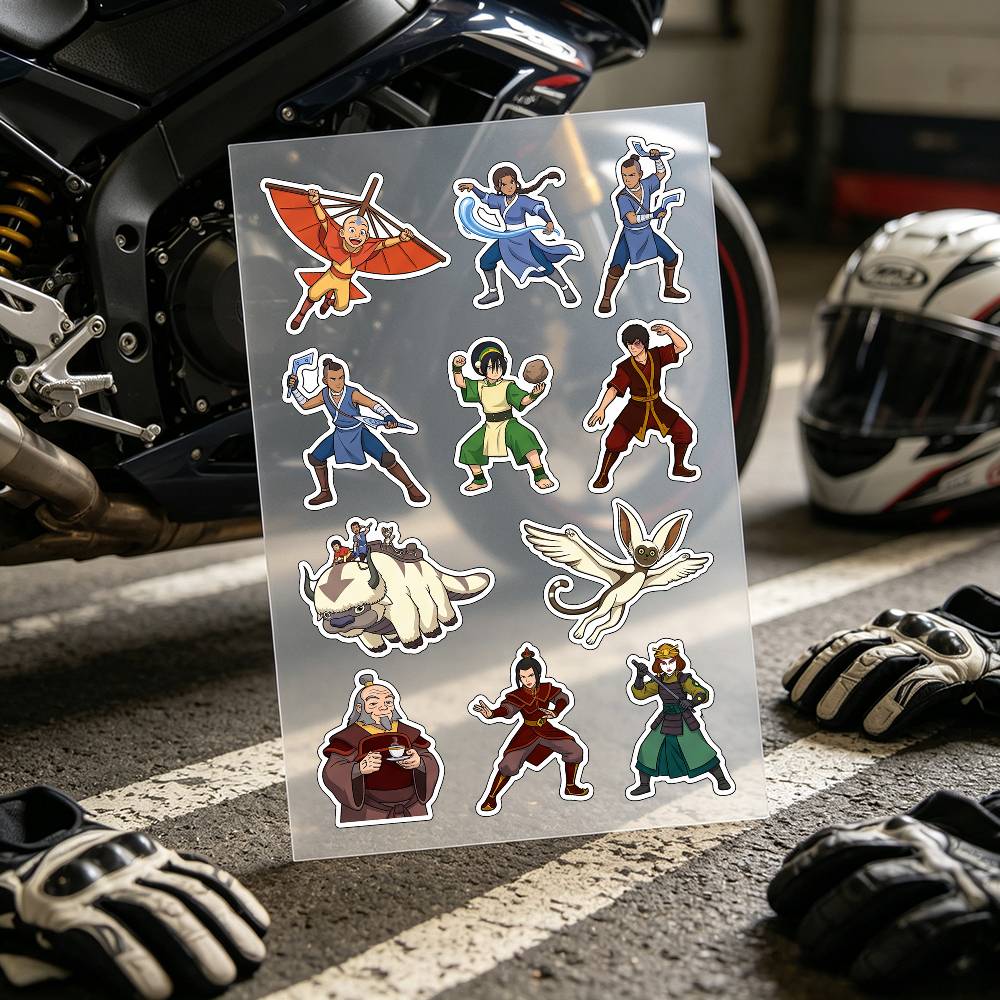 Laptop Accessories Ideas - Avatar The Last Airbender Stickers Auto