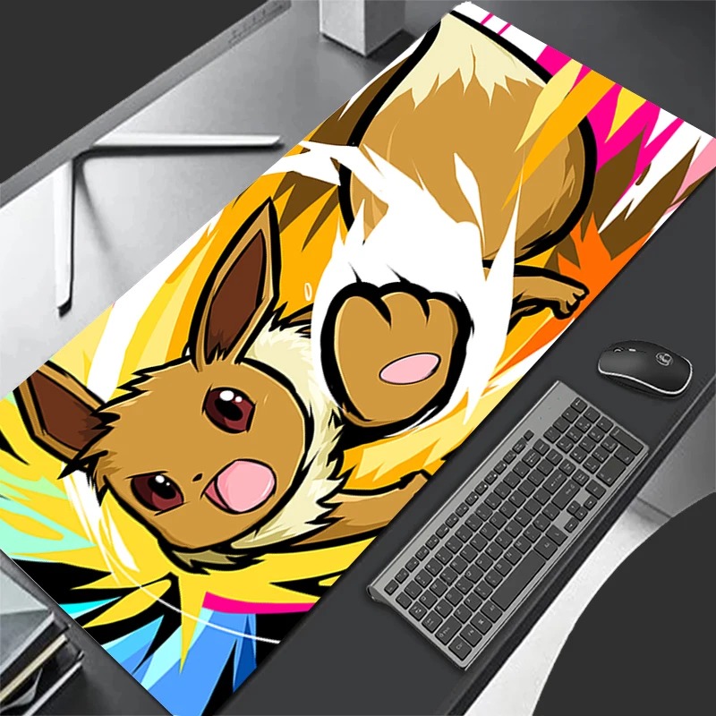 Laptop Extra Accessories - P-Pokemon Eevee Anime Gaming Mouse Pad,