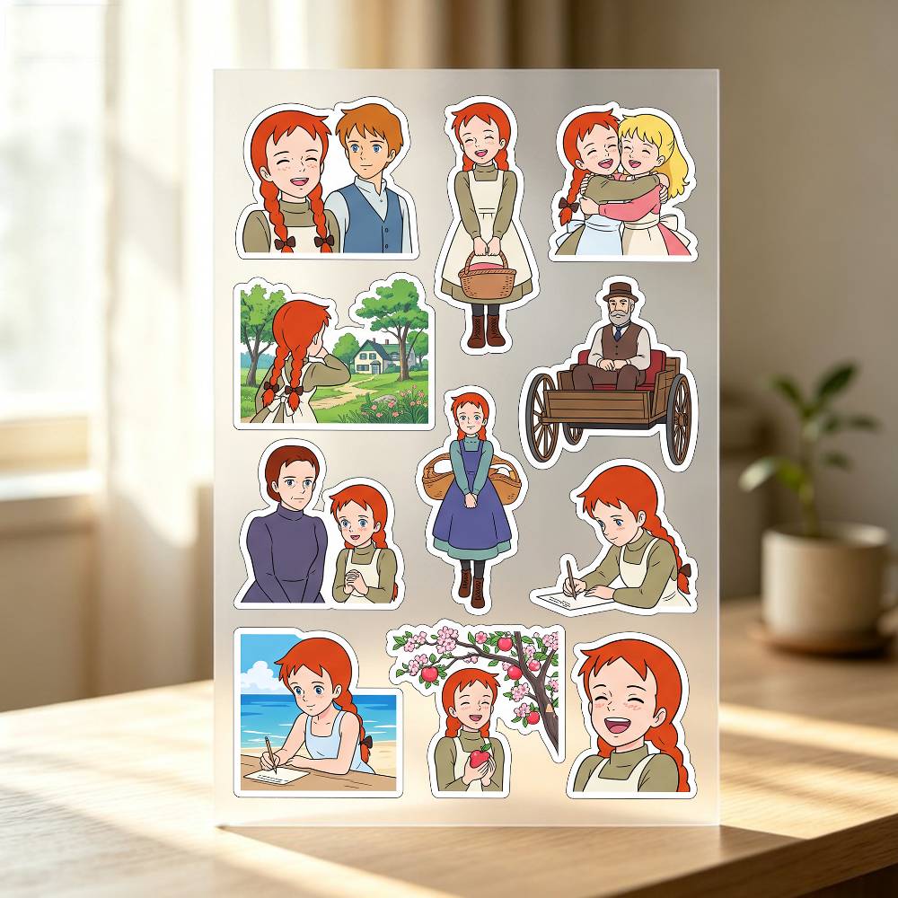 Laptop Accessories Ideas - 1pc A-Anne Of Green Gables Stickers
