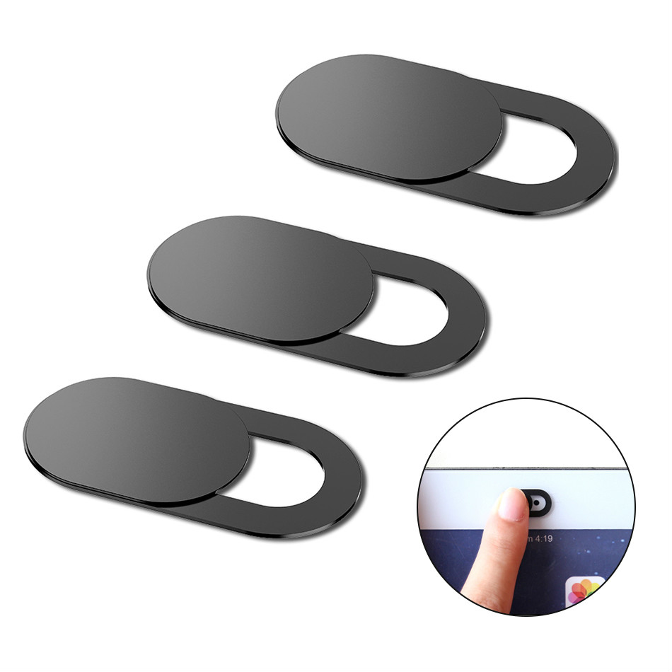 3pcs Black Plastic Webcam Cove - Laptop Accessories For Protection recension och pris