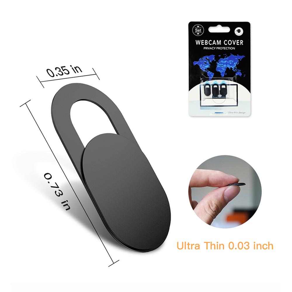 3pcs Black Plastic Webcam Cove - Laptop Accessories For Protection recension och pris