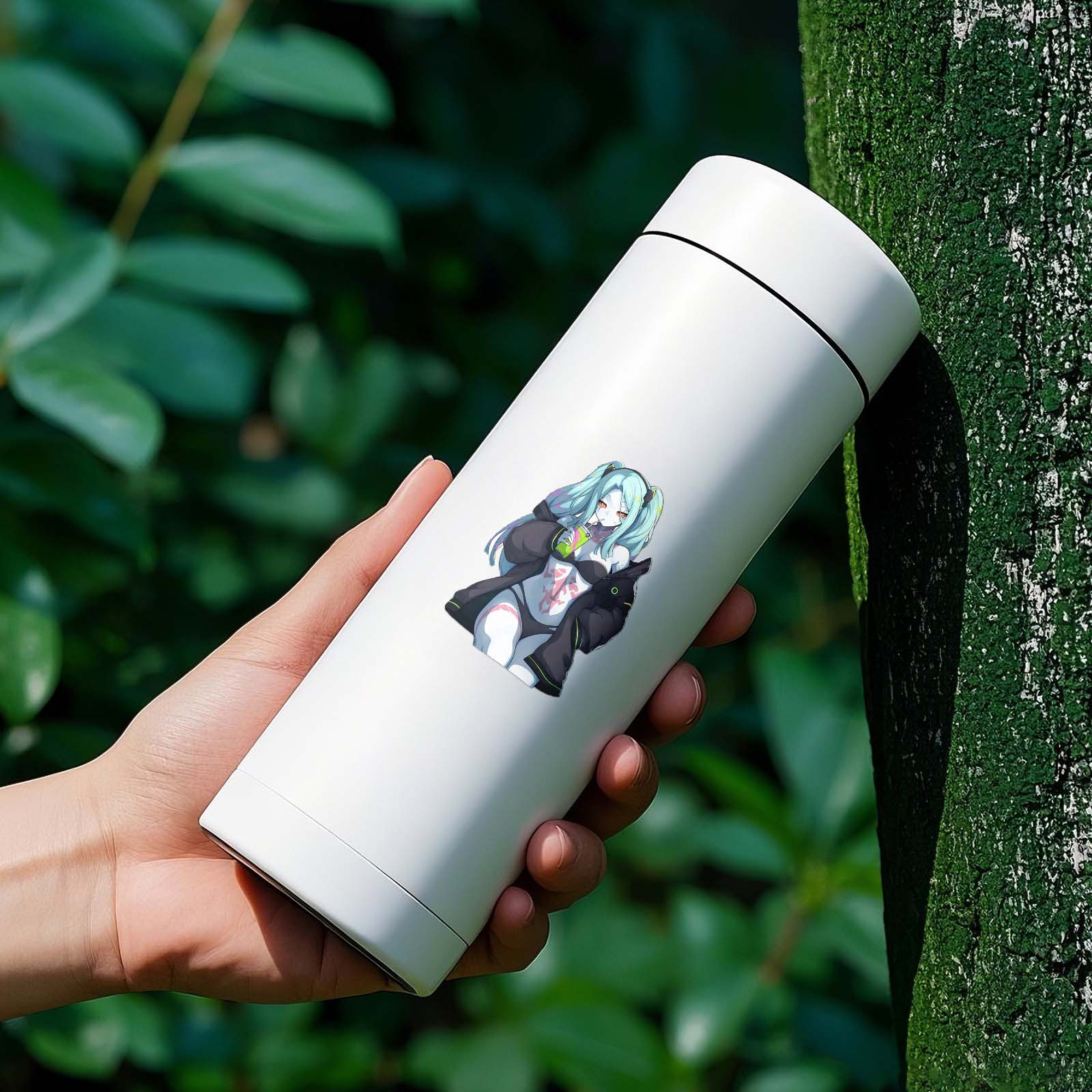 Anime Girl Sticker, Waterproof - Laptop Accessories Girly recension och pris