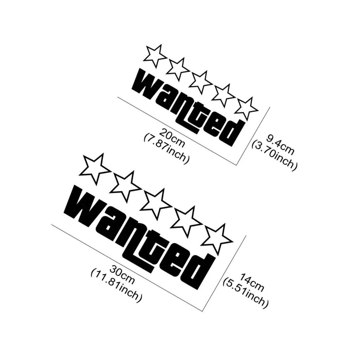 1PC Wanted Car Funny Stickers  - Laptop Accessories Ideas recension och pris
