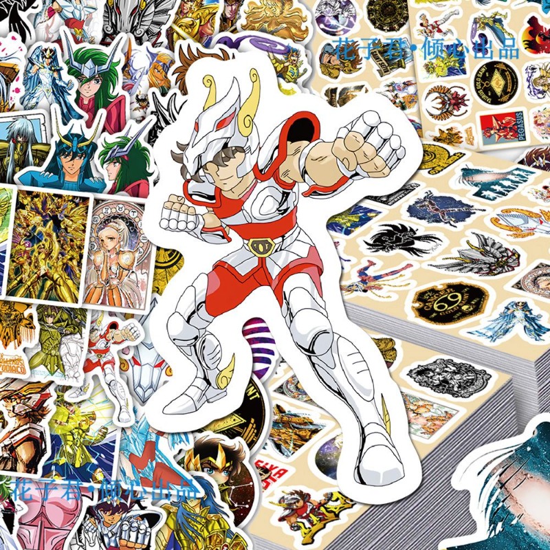 101Pcs Saint Seiya Anime Stick - Laptop Accessories Decoration recension och pris