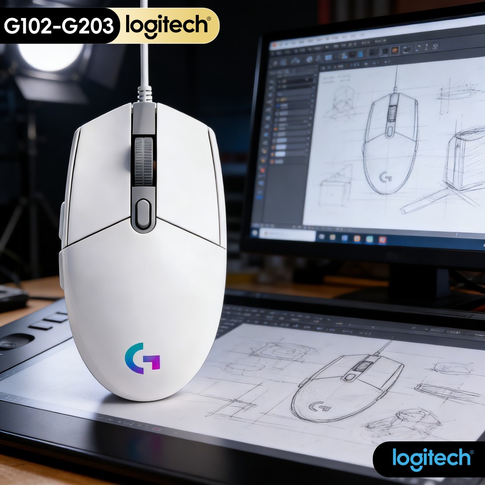 G102 Original Logitech G203 Pr - Logitech Mouse G203 recension och pris