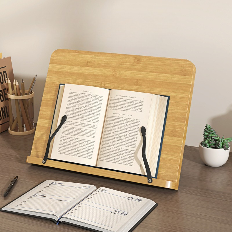 Wooden Reading Book Stand, Mul - Laptop Extra Accessories recension och pris