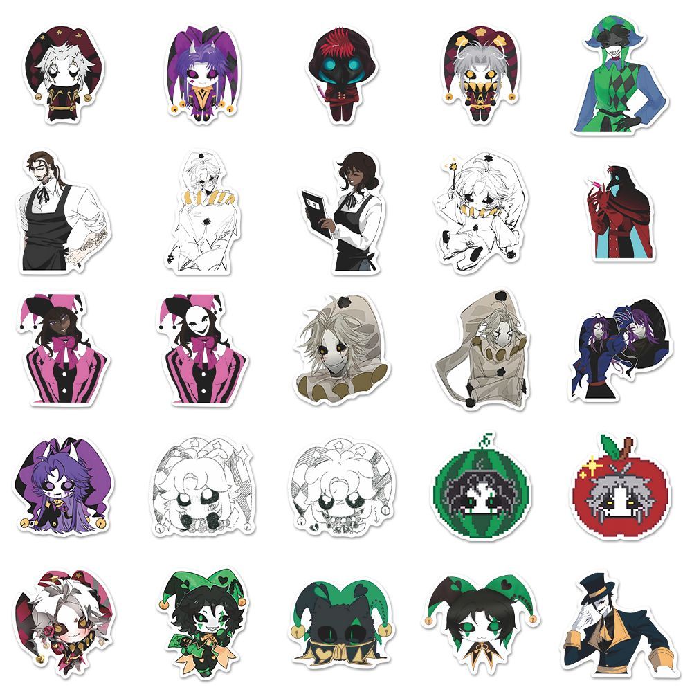 73PCS The Freak Circus Pierrot - Laptop Accessories Decoration recension och pris