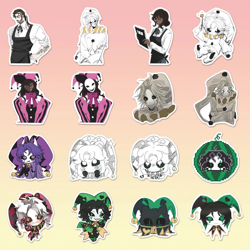 73PCS The Freak Circus Pierrot - Laptop Accessories Decoration recension och pris