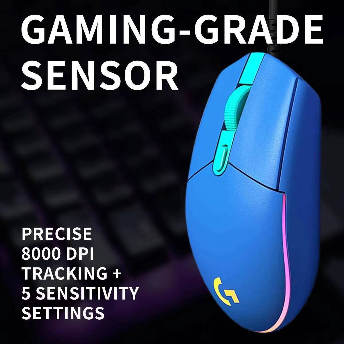 Logitech G203 Gaming Mouse 800 - Logitech Mouse G203 recension och pris