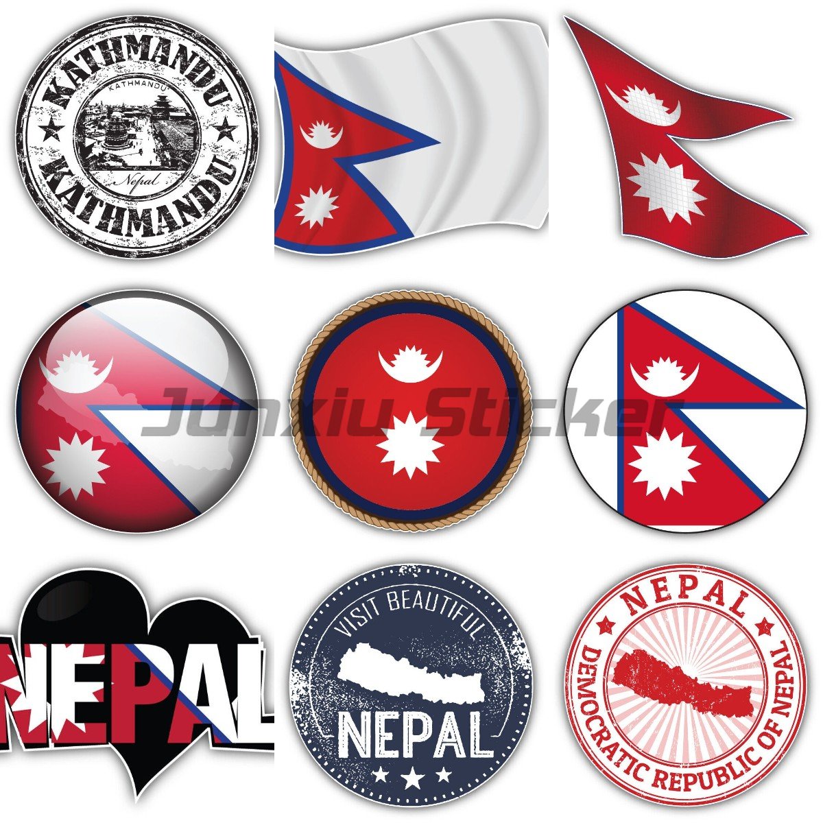 Nepal Flag Bumper Vinyl Bicycl - Laptop Accessories In Nepal recension och pris