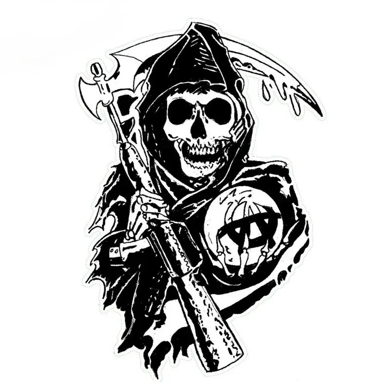 Car Sticker Sons of Anarchy An - Laptop Accessories Decoration recension och pris