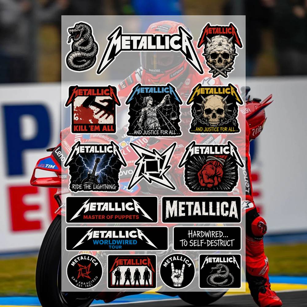 M-Metallica Stickers Moto Stic - Laptop Accessories Ideas recension och pris