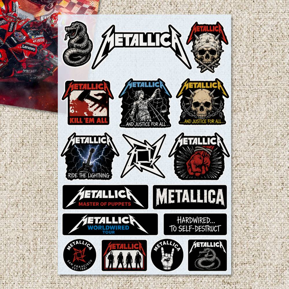 M-Metallica Stickers Moto Stic - Laptop Accessories Ideas recension och pris