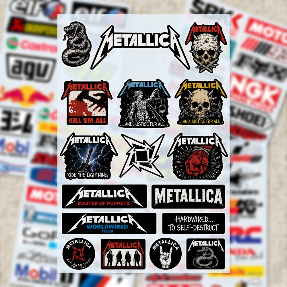 M-Metallica Stickers Moto Stic - Laptop Accessories Ideas recension och pris