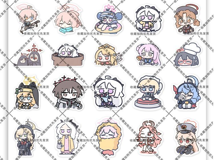 80PCS Anime Blue Archive Soras - Laptop Accessories Decoration recension och pris