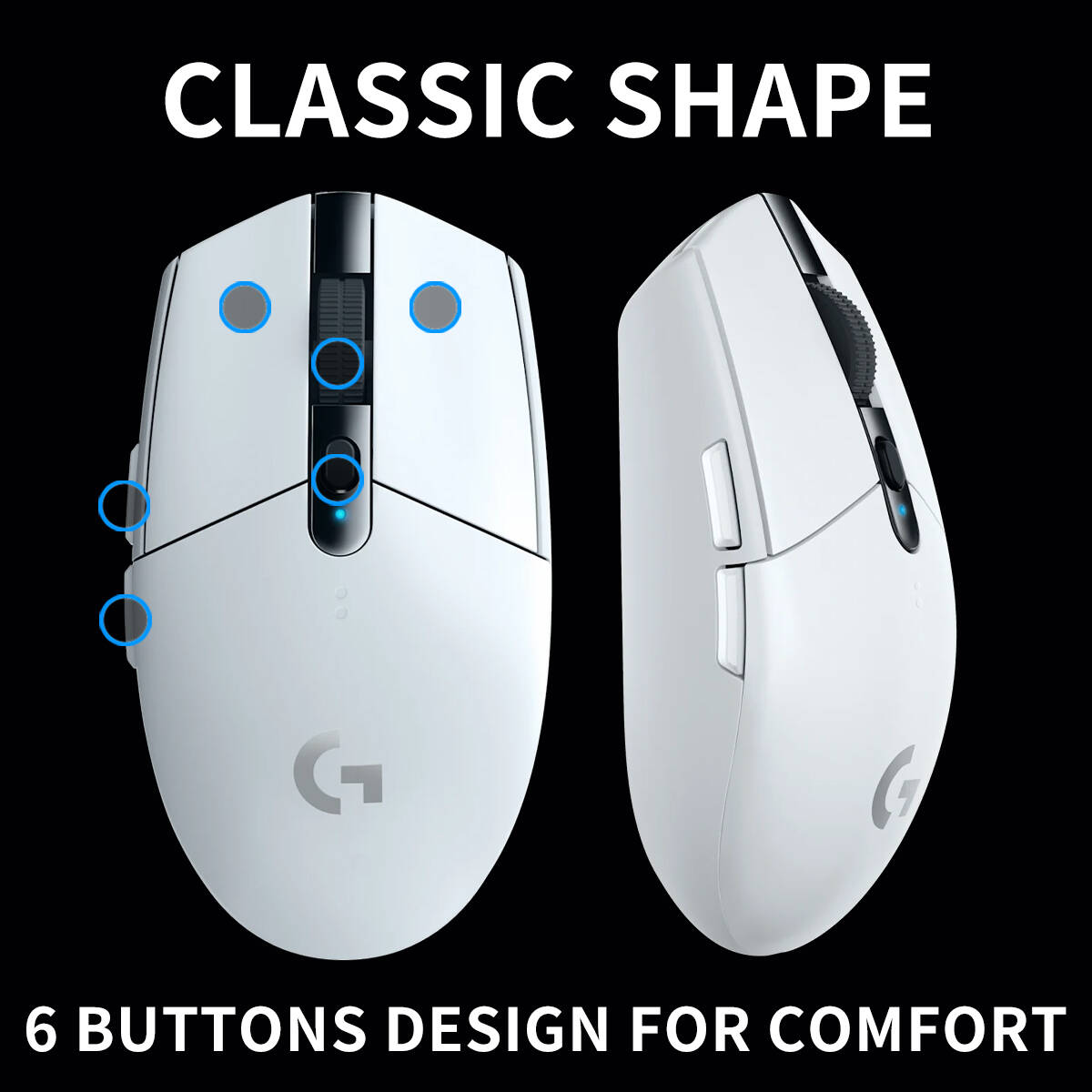 Logitech G304 LIGHTSPEED Wirel - Logitech Mouse G203 recension och pris