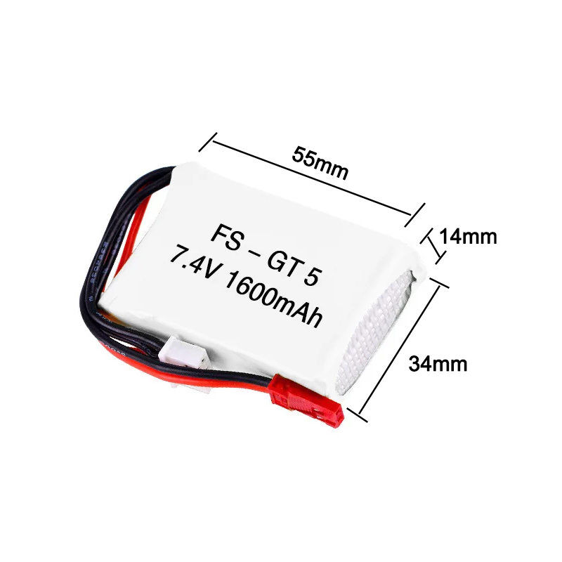 7.4V 1600mAh Lipo Battery For  - Jst Laptop Accessories recension och pris
