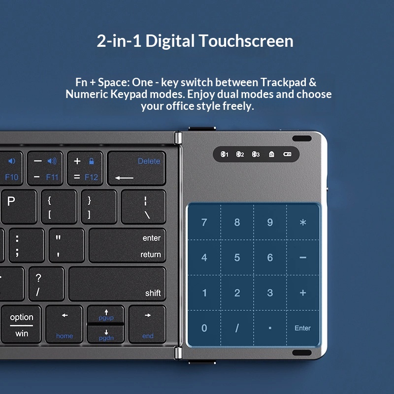 Mengzu Tri Fold Wireless Bluet - Laptop Accessories Gaming recension och pris