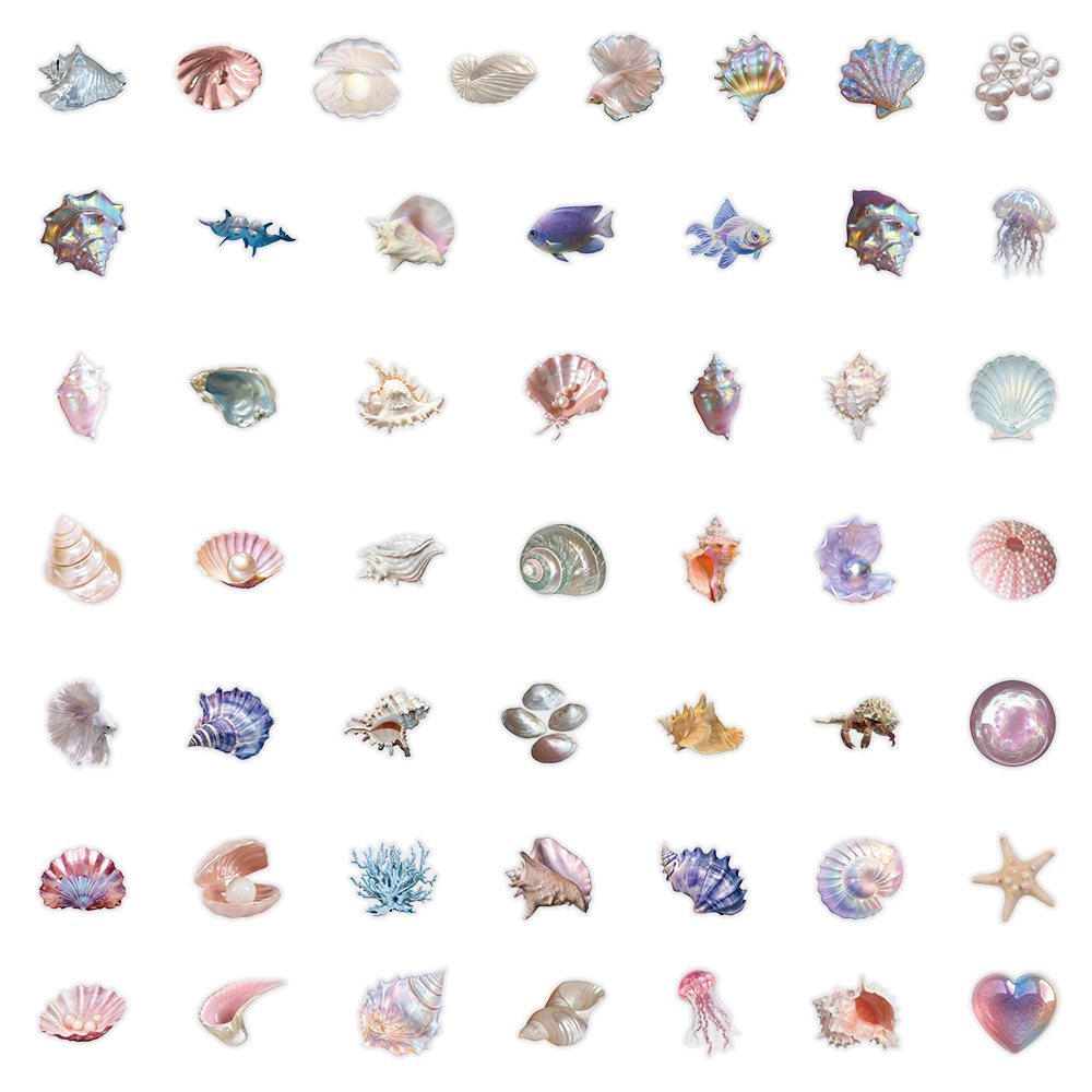 50pcs Cartoon Shell Graffiti S - Laptop Accessories Decoration recension och pris