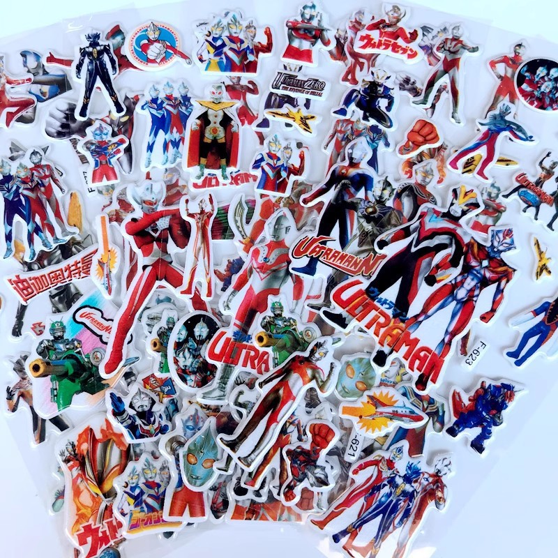 10pcs Cartoon Ultraman 3D Bubb - Laptop Accessories For Protection recension och pris