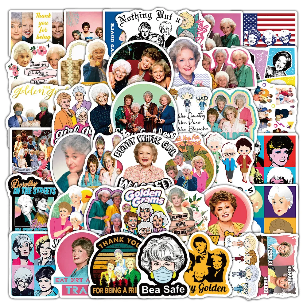 50PCS TV SHOW The Golden Girls - Laptop Accessories Girly recension och pris
