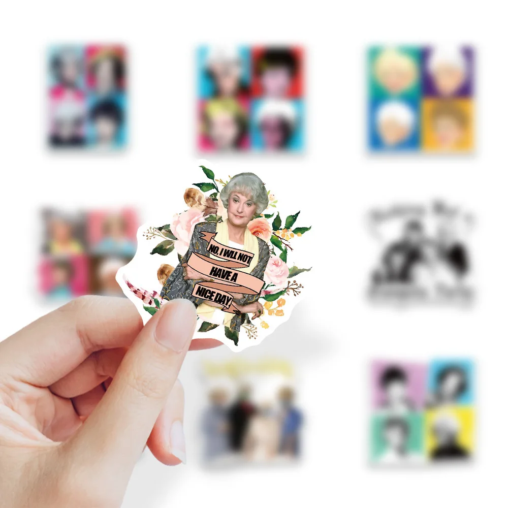50PCS TV SHOW The Golden Girls - Laptop Accessories Girly recension och pris