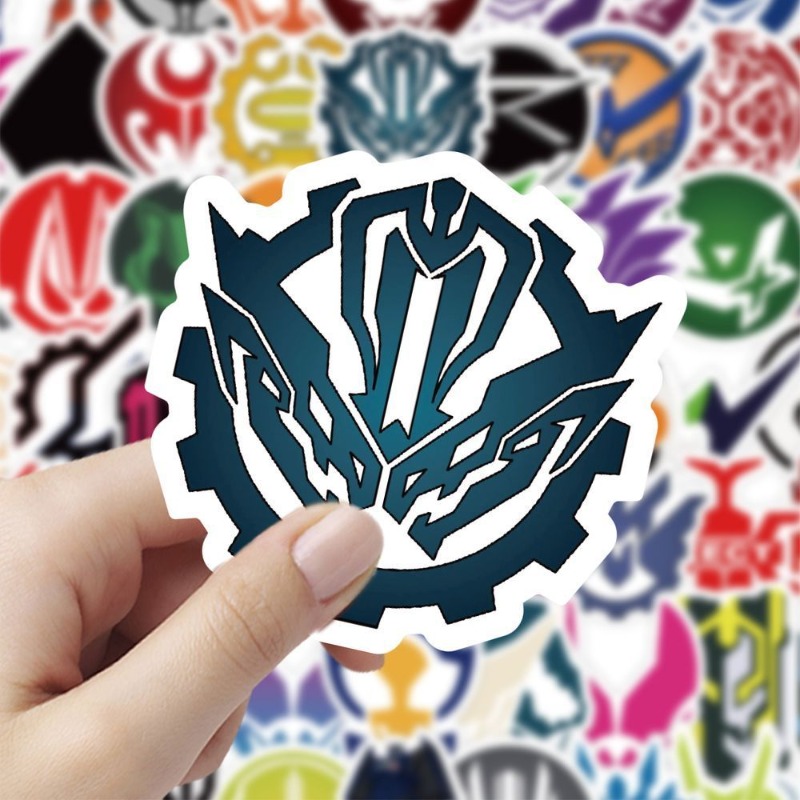 60 Sheets Kamen Rider Logo Sti - Laptop Accessories Decoration recension och pris